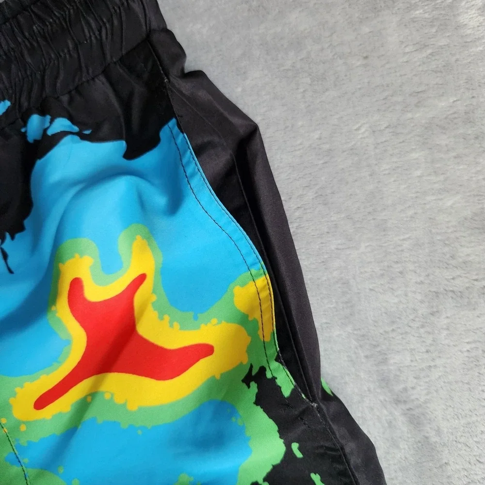 Chinatown Market Global Heat Map Nylon Shorts XL World Map Streetwear Gorpcore